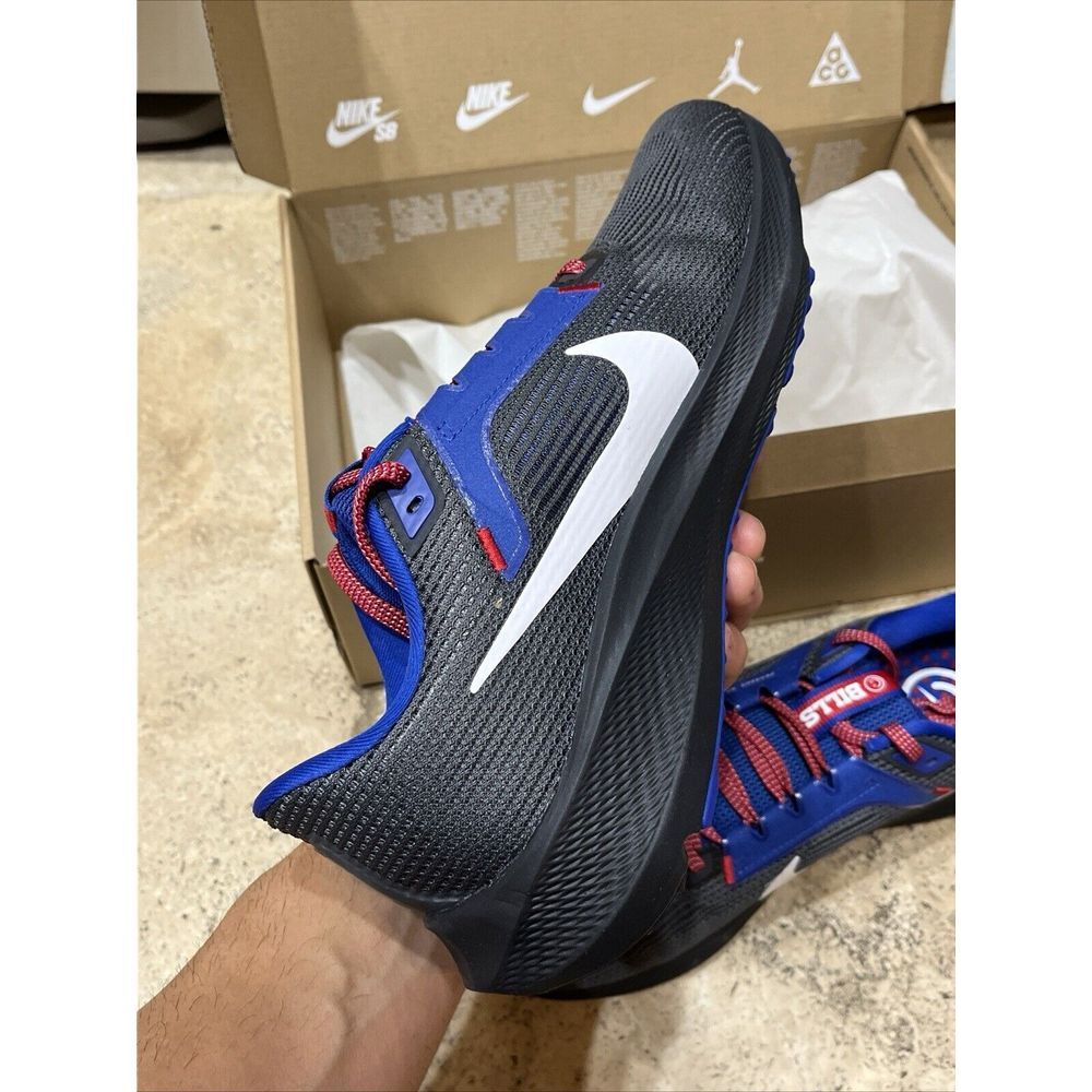 Nike Zoom Pegasus 40 Buffalo Bills NFL Mens Shoes Anthracite Blue DZ5976 001 NEW - Picture 5 of 7